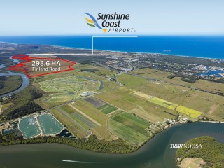 293.6 HA adjacent to and parallel to Sunshine Coast International Airport