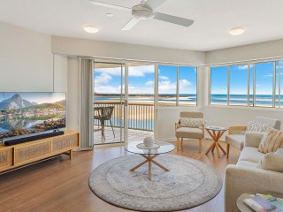 GOLDEN BEACH WATERFRONT LIVING WITH SPECTACULAR WATER & CBD VIEWS